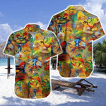Colorful Cats Painting Aloha Hawaiian Shirts H - 1