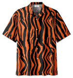 Hawaiian Aloha Shirts Tiger And Zebra Strip - 1