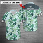 Customized Your Name Weed Tropical Summer Hawaiian Aloha Shirts DH - 1