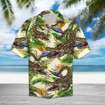 Crocodile Alligator Tropical Unisex Hawaiian Shirts - 1