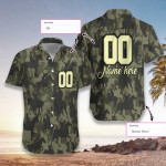 Custom Name And Number Hawaiian Aloha Shirts Polo Camo Pattern - 1