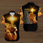 Jesus Is My God Lion King Unisex Hawaiian Shirts - 1