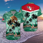 Hawaiian Aloha Shirts Mexico Palm Tree - 1
