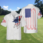 American Golf Flag Unisex Hawaiian Shirts - 1