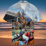 Amazing Kentucky Horse Racing Unisex Hawaiian Shirts - 1