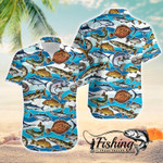 Fishing Makes Me Happy Unisex Hawaiian Aloha Shirts 24521DH - 1
