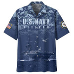 Gift For Dad Amazing US Navy Veteran Unisex Hawaiian Shirts - 1