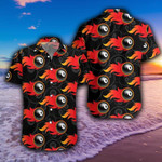 Amazing Black Fire 8 Ball Billiard Unisex Hawaiian Shirts - 1