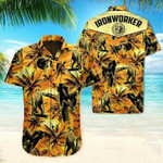 Hawaiian Aloha Shirts Ironworker Palm Tree - 1