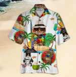 Cat Enjoy Summer Unisex Hawaiian Shirts - 1