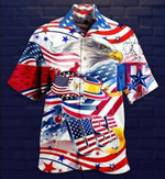 Hawaiian Aloha Shirts Love Freedom Love America - 1