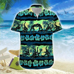 Hawaiian Aloha Shirts Wrestling Tropical Coconut Tree - 1