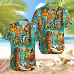 Hawaiian Aloha Shirts The Tiki Bar Is Open 204KV - 1