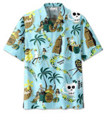 Trader Aloha Tiki Tiki Bar Hawaiian Aloha Shirts Dh - 1