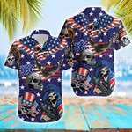 Hawaiian Aloha Shirts Eagle Patriotic Skull 250521V - 1