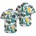 Hawaiian Aloha Shirts Disc Golf Green Cactus Retro - 1