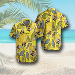 Bee And Lemon Yellow Summer Vibes Unisex Hawaiian Shirts - 1