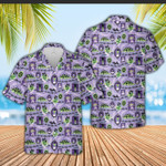 Purple Haunted Mansion Hawaiian Aloha Shirts - 1