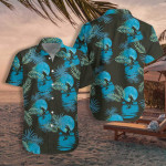 Hawaiian Aloha Shirts Bigfoot Blue Moon - 1
