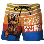 Bear Funny Its not a Dad bod Beach Shorts KV - 1
