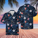 Ice Hockey Stick And Puck Tropical Unisex Hawaiian Shirts 150621l - 1