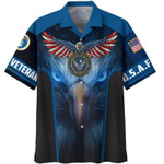 Amazing Patriot Eagle US Air Force Veteran Unisex Hawaiian Shirts - 1