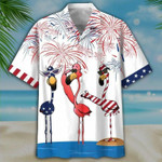 Hawaiian Aloha Shirts Flamingo Independence - 1