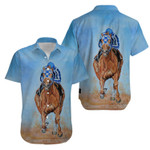 Secretariat Horse Racing King Hawaiian Aloha Shirts KV - 1