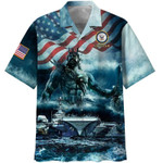 Amazing Navy Veteran Hawaiian Shirt - 1