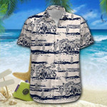 Hawaiian Aloha Shirts Cactus Texas Black And White - 1