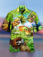 Sloth Hawaiian Shirt  Unisex  Adult  HW4091 - 1