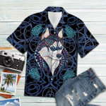 Wolf Blue Mandala Hawaiian Shirt  Unisex  Adult  HW5961 - 1