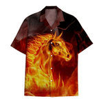 Horse Fire Hawaiian Shirt  Unisex  Adult  HW5761 - 1