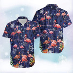 Flamingo On Christmas Unisex Hawaiian Shirt  Hawaiian Shirt For Men  Hawaiian Shirt For Women  HW2550 - 1