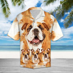 Bulldog Hawaiian Shirt  Unisex  Adult  HW5441 - 1
