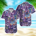 Colorful Galaxy Cat Hawaiian Shirt  Unisex  Adult  HW5623 - 1