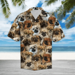Tibetan Spaniel Tan Best Hawaiian Shirt  Unisex  Adult  HW5642 - 1