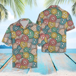 Sewing Buttons Hawaiian Shirt  Unisex  Adult  HW6087 - 1