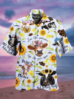 Animal Cotton-Blend Collar Shirts  Tops Hawaiian Shirt  Unisex  Adult  HW4048 - 1