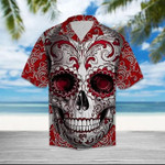 Skull Floral Hawaiian Shirt  Unisex  Adult  HW1344 - 1