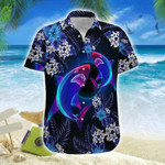 Sharks Neon Floral Hawaiian Shirt  Unisex  Adult  HW5656 - 1