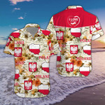 Poland Hawaiian Shirt  Unisex  Adult  HW4359 - 1