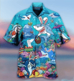 Enjoy Easter With Sharks Hawaiian Shirt  Unisex  Adult  HW3319 - 1