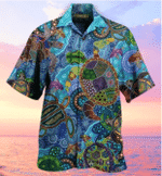 Turtle Hippie Hawaiian Shirt  Unisex  Adult  HW3808 - 1