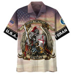 Honor The Fallen US Air Force Veteran And Knight Templar Hawaiian Shirt  Unisex  Adult  HW4295 - 1