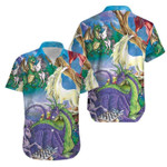 Dragon Unicorn Love Hawaiian Shirt  Unisex  Adult  HW3358 - 1