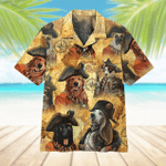 Pirate Dogs Hawaiian Shirt  Unisex  Adult  HW5912 - 1