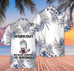 Unicorn Workout Hawaiian Shirt  Unisex  Adult  HW5929 - 1