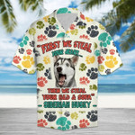 Husky Hawaiian Shirt  Unisex  Adult  HW2879 - 1
