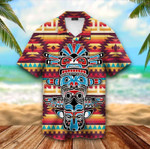 Native American Classic Pattern Hawaiian Shirt  Unisex  Adult  HW5011 - 1